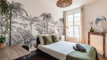 7 chambres, draps fournis