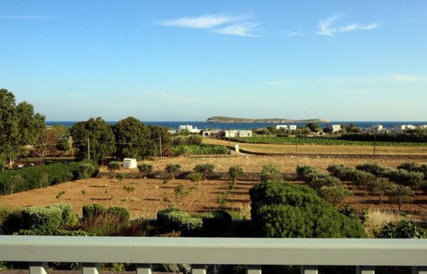 Blick von der Unterkunft