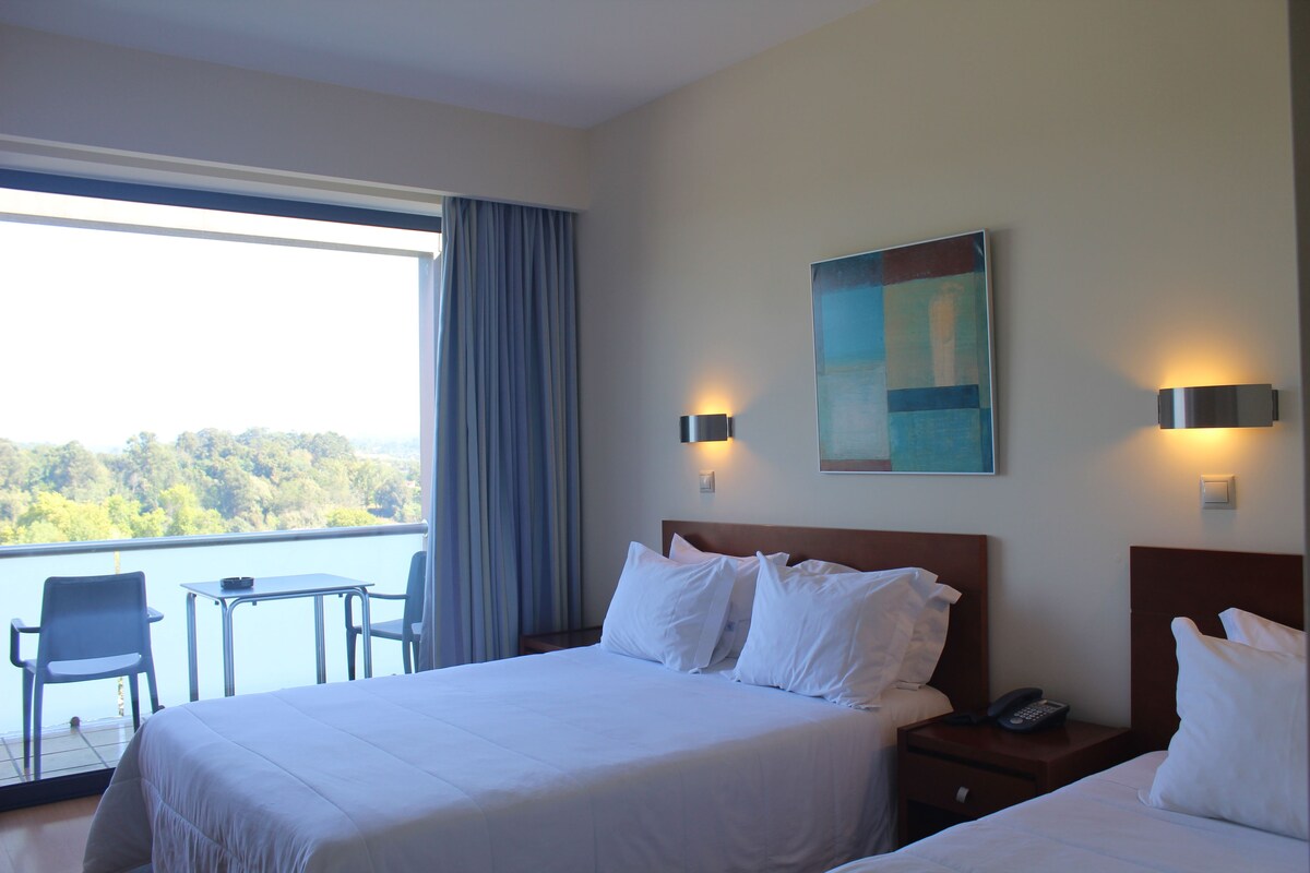 Double room with an extra bed | Minibar, desk, laptop workspace, WiFi (free)