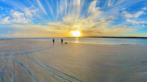 Luxury Sea Pines home- All Newly renovated, 7 min walk 2 beach. Bring your dog.