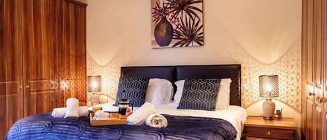 1 bedroom, iron/ironing board, travel crib, WiFi