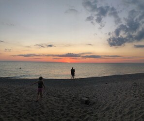 Private beach