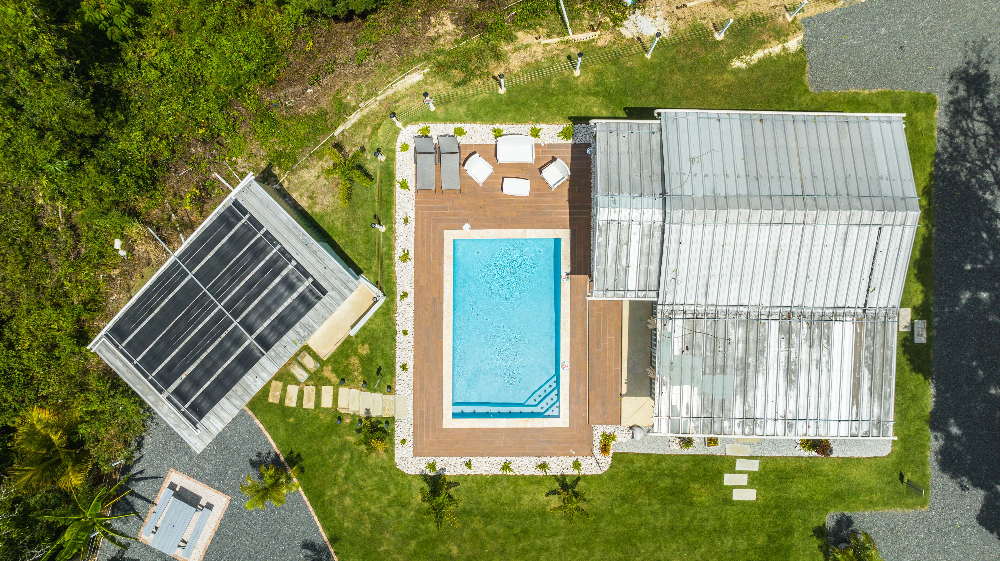 Udendørs pool, opvarmet pool