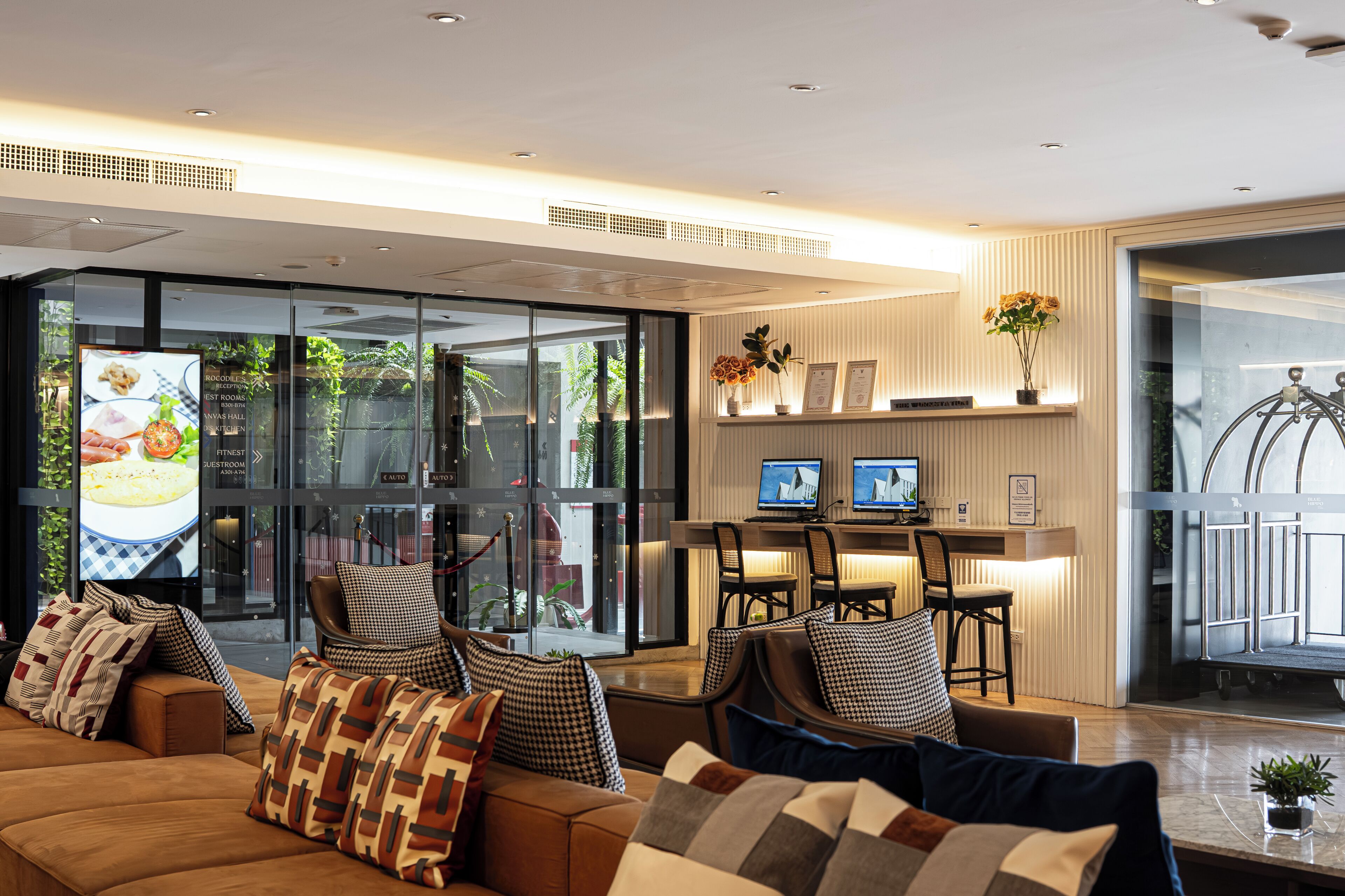Lobby sitting area
