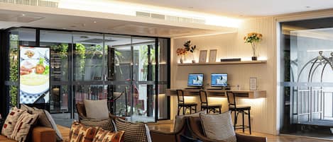 Lobby sitting area