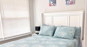 Desk, iron/ironing board, travel cot, free WiFi