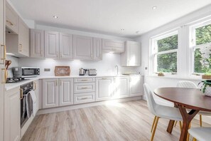 Fridge, microwave, oven, dishwasher - Skye Sands | City Road Residence (St Andrews)