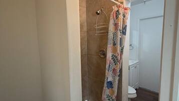 Family Suite | Bathroom | Shower, rainfall showerhead, free toiletries, towels