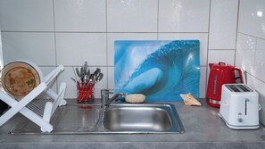 Microwave, stovetop - Air-conditioned studio Lower villa (Fort-de-France)