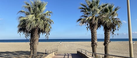 On the beach