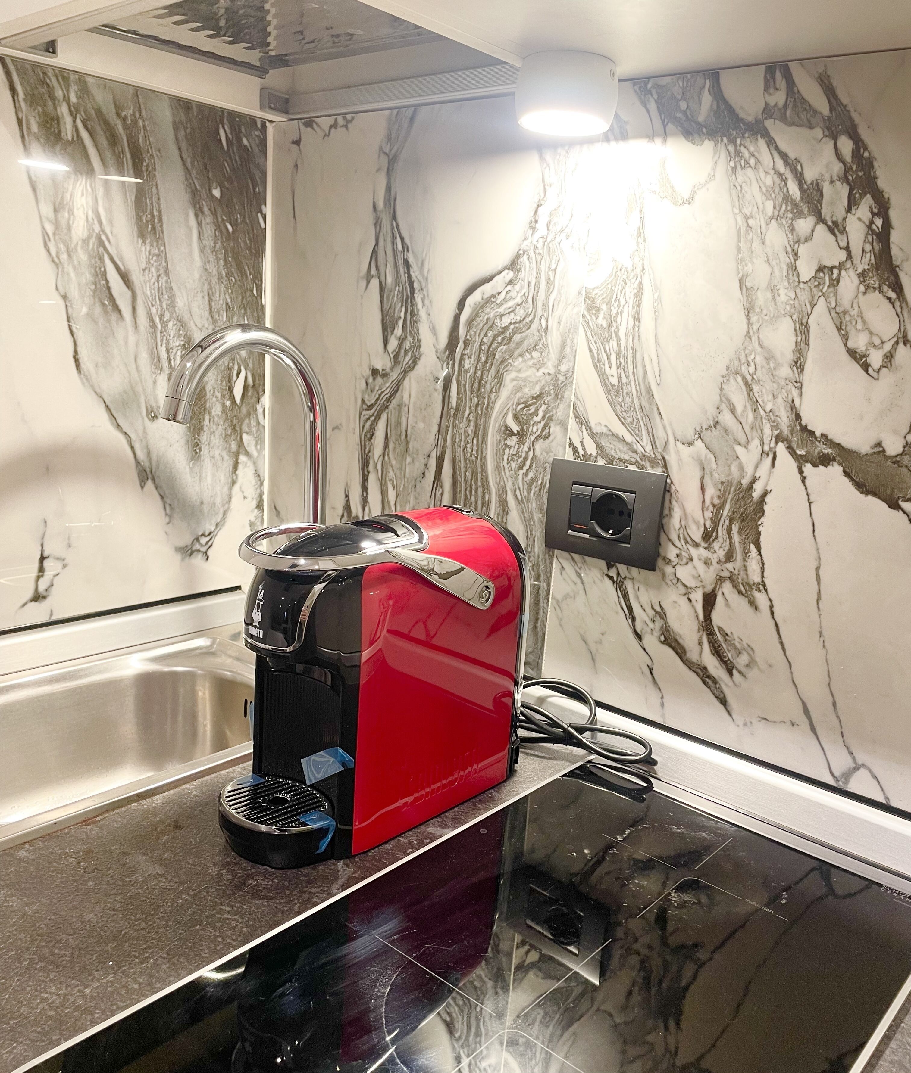 Modern renovated attic in the center