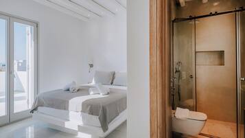 Hair dryer, towels