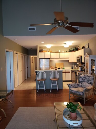 Penthouse Overlooking Tidal salt marshes of Beaufort River Intracoastal Waterway