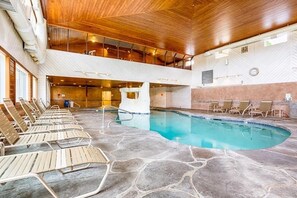 Indoor pool, outdoor pool