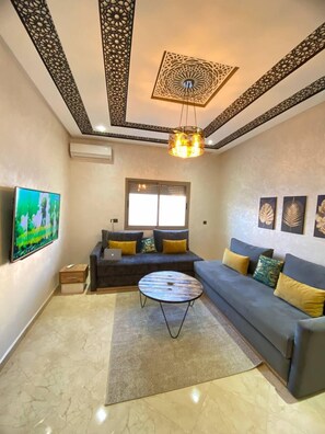 Living area - Appartement calme (Fes)