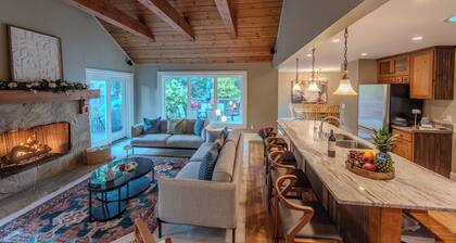 Ann Arbor Retreat with Hot Tub, Fireplace, and Gourmet Kitchen.