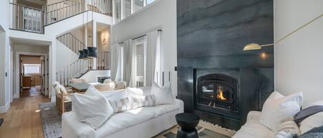 تلفزيون، مدفأة