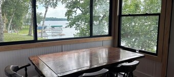 Newly updated lake cabin on the shores of Island Lake.