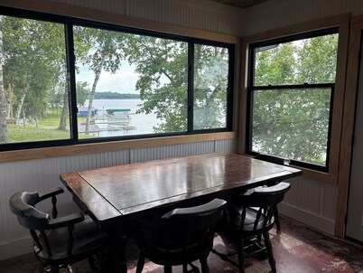 Newly updated lake cabin on the shores of Island Lake.