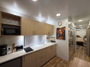 Fridge, microwave, stovetop, coffee/tea maker - West Villa-The Zanzibar Beach House (Zanzibar)