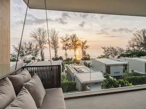 Luxury-Villa, 3 Schlafzimmer, Meerblick | Terrasse/Patio