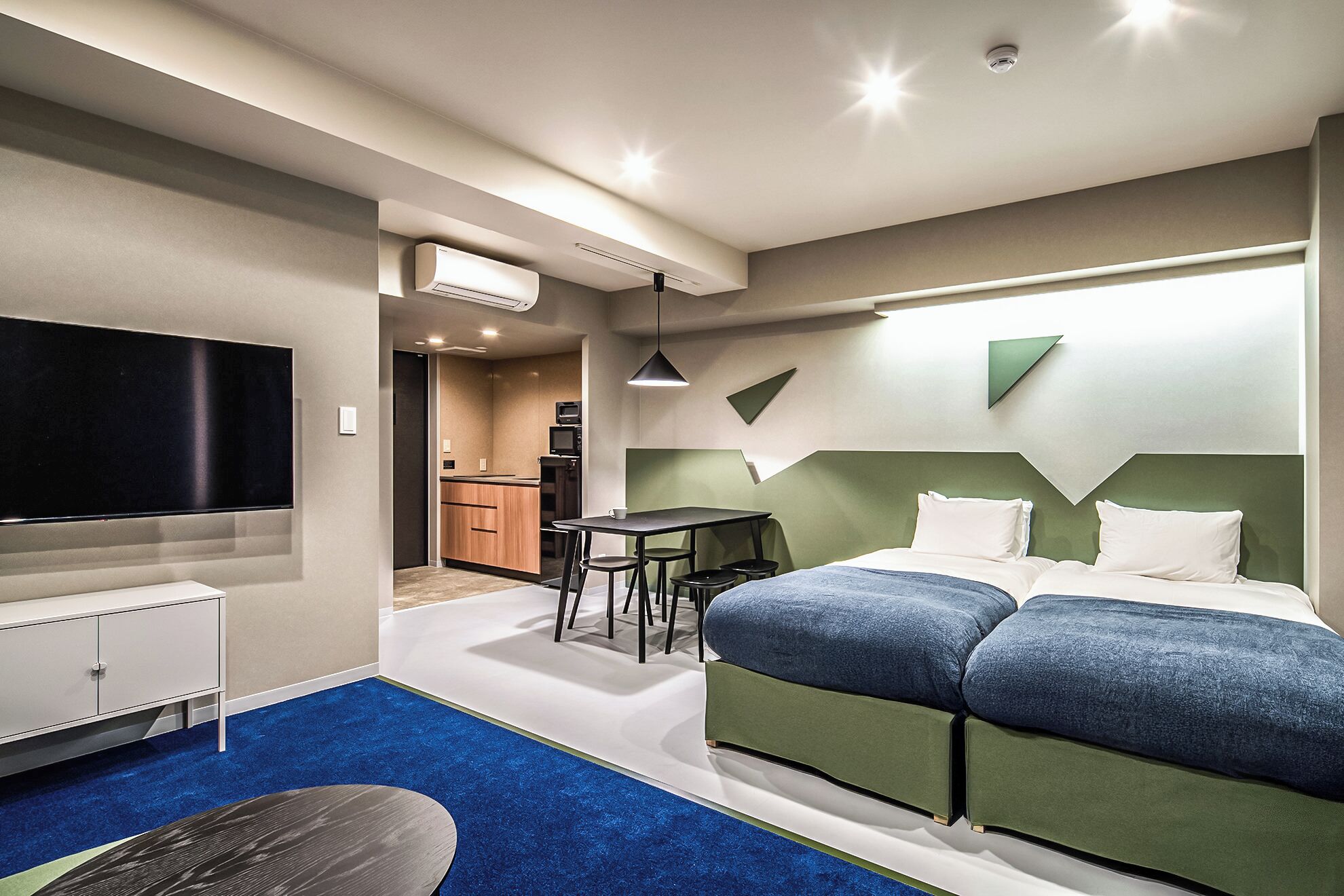 Familie-studiolejlighed | Mørklægningsgardiner, strygejern/strygebræt, gratis Wi-Fi, sengetøj