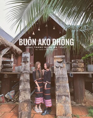A traditional wooden structure with a thatched roof, likely a cultural or historical site. - Tru by Hilton Buon Ma Thuot City Centre (Buon Ma Thuot)