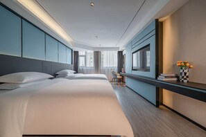 Business Room | Egyptian cotton sheets, premium bedding, down comforters, pillowtop beds - duomanqingyuejiudian (Nanning)