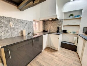 Private kitchen - Hyper Centre - Studio Cosy - 4 Voyageurs (Grasse)
