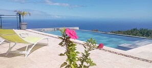 Piscine extérieure, piscine chauffée