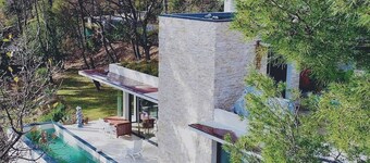 Villa Californienne Neuve Dans L'arrière Pays vue mer et Montagne