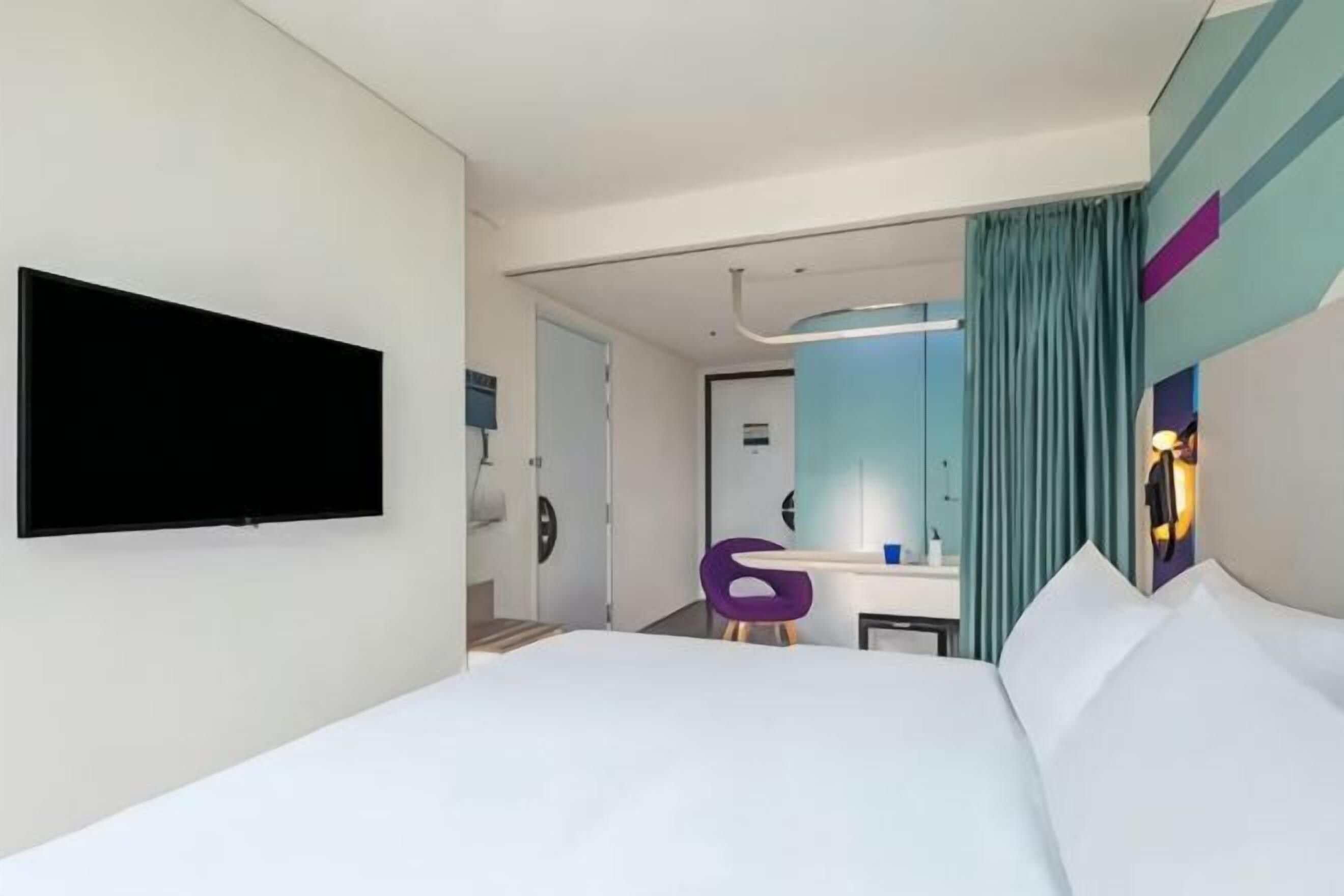 In-room safe, desk, laptop workspace, blackout drapes