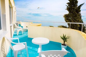 Family Quadruple Room | Terrace/patio - Panorama-apartmentsChantall (Ravda)