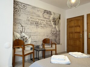 Comfort Double Room, Sea View | Free WiFi, bed sheets - Panorama-apartmentsChantall (Ravda)