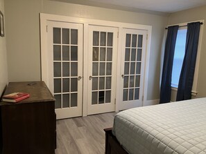 2 bedrooms, iron/ironing board, travel crib, free WiFi