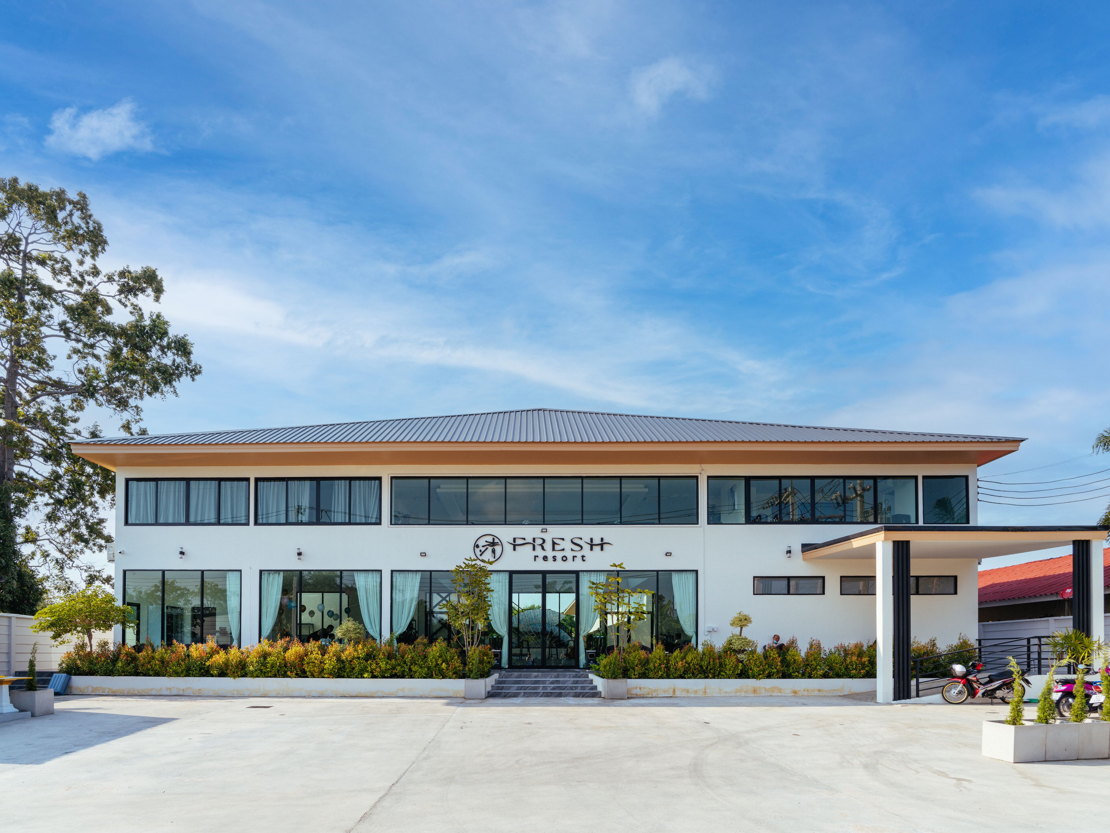 Façade de l’hébergement