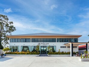 Façade de l’hébergement