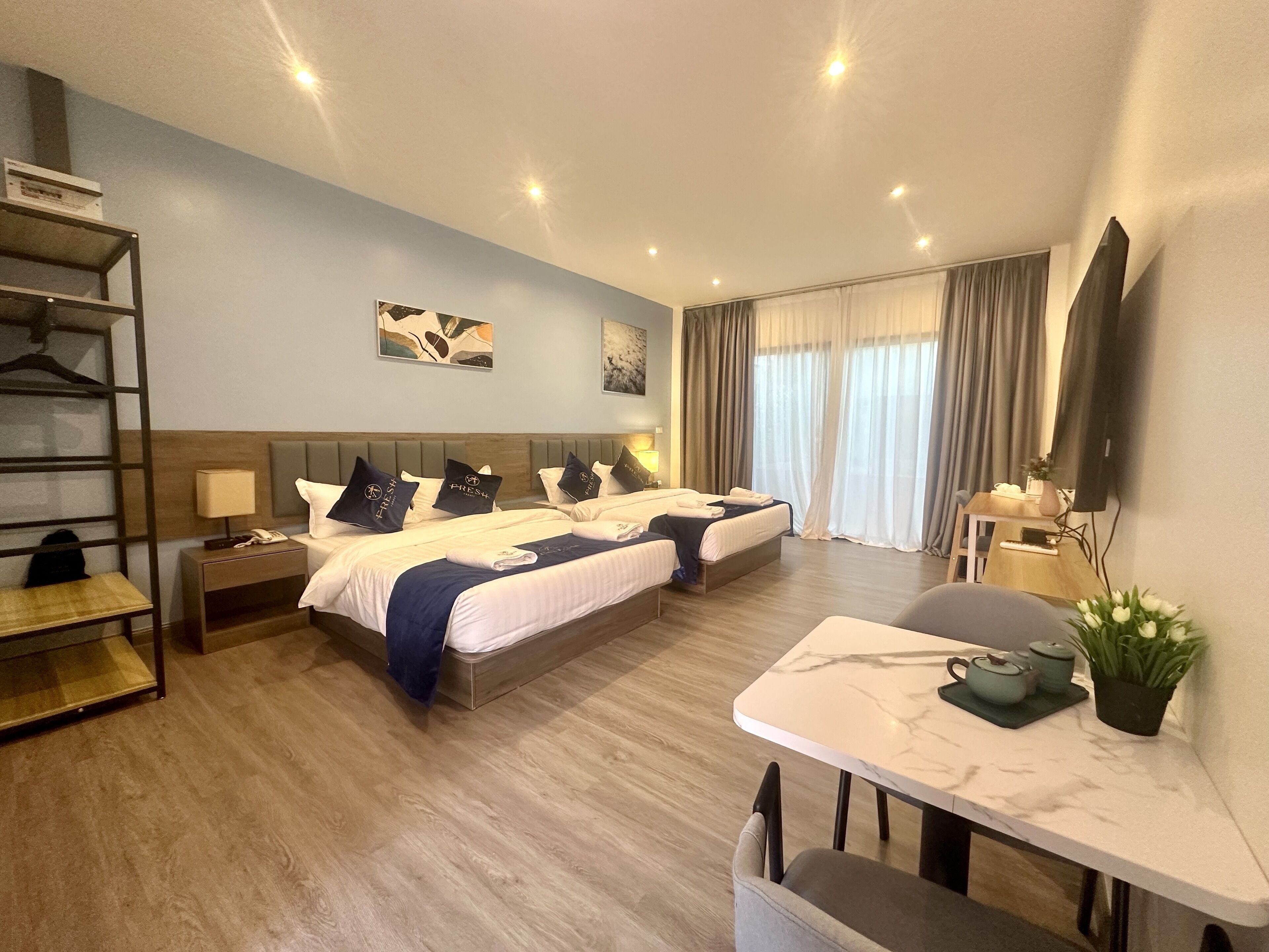 Deluxe Pool Villa | Frigobar, cofres nos quartos, escrivaninha, Wi-Fi de cortesia