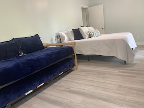 2 bedrooms, desk, travel crib, free WiFi