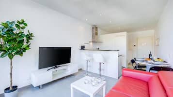 Standard Apartment, 1 Bedroom, Microwave, Mountainside (Residenza Castello) | Living area | TV