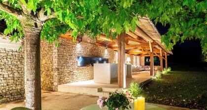 Authentic Stone Farmhouse with Heated Pool near Grignan in Drôme Provençale