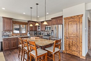 House, 4 Bedrooms | Private kitchen | Fridge, oven, coffee/tea maker, toaster - Cherry Drive 4 Bedroom Home by RedAwning (Steamboat Springs)