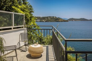 Deluxe Double Room | View from room - The Rock (Skiathos)