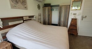 1 غرفة نوم وواي فاي وملاءات أسرّة