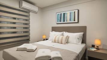 Hus – deluxe | 2 soverom, blendingsgardiner, lydisolert og strykejern/-brett