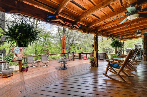 Flag Hole Riverfront Cabin Near Local Attractions!