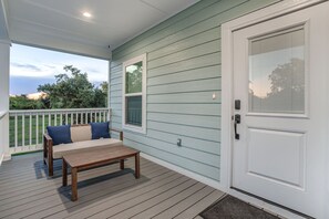 Terrace/patio - Waveland Beach Cottage B (Waveland)