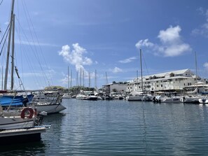 Marina - Terrace apartment on St Francois Marina with swimming pool (St Francois)