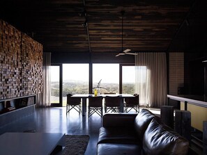 Télévision, cheminée, livres