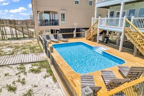 A heated pool - Breathtaking Beachfront 7br house! - Bella sol 2b (Gulf Shores)